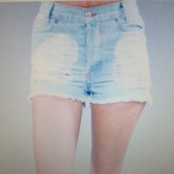 Brandy Melville High Waisted Denim Shorts