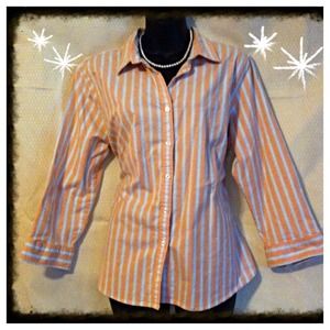 💕IZOD💕BUTTON UP TOP💕