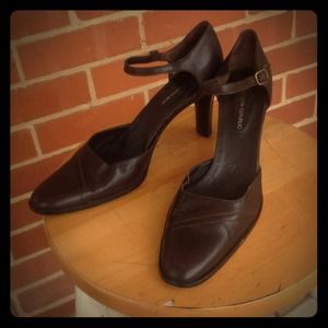 Brown Leather Heels