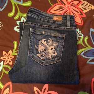 RESERVED TRADE! Paige Jeans and Notecards.