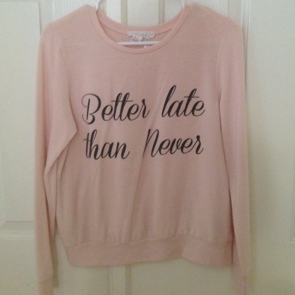Better late than never sweater