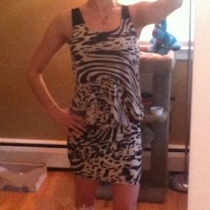 Animal print dress
