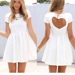 SABO SKIRT HEART BACK DRESS NET SIZE 6