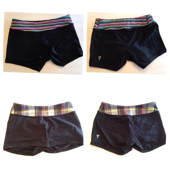 2 pair-Lululemon/Ivivva yoga shorts