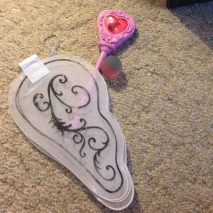 Wings light up wand and bouncy ball