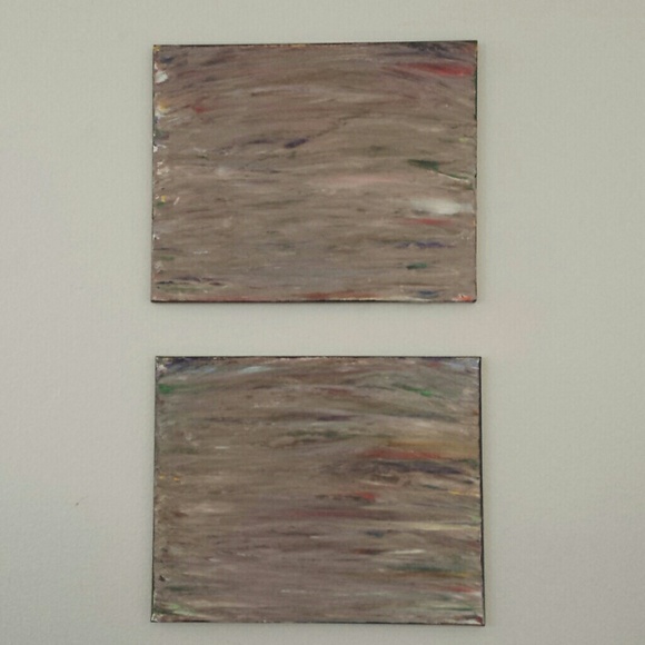 Hand painted 2 canvas series - Picture 1 of 4