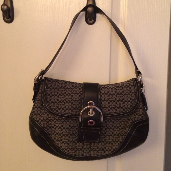Authentic Coach signature purse