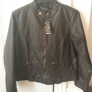 Outter Edge Faux Leather Jacket