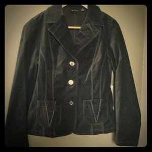 Black Corduroy  Coat/Jacket