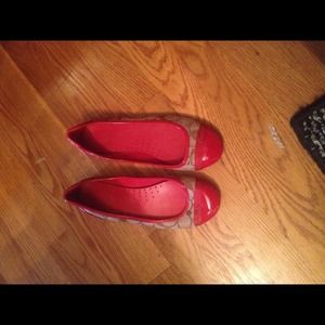 COACH flats worn maybe once perfect condition!