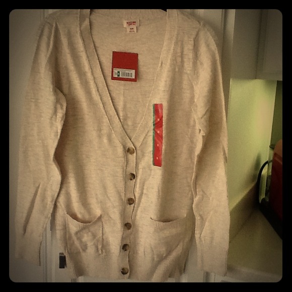 Mossimo Oatmeal Cardigan