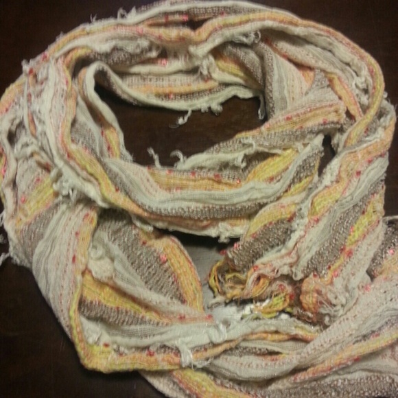 Peach, Yellow & Cream Scarf - Picture 1 of 1
