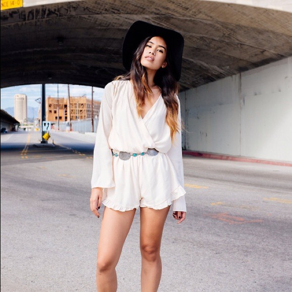 Ruffle romper