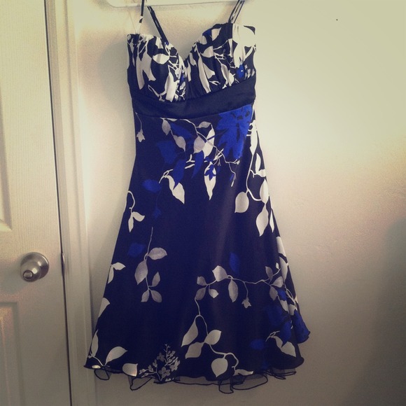 Just below the knee semi formal dress