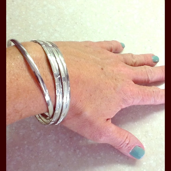 Silver Bracelet Set