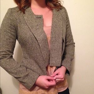 Tan tweed jacket
