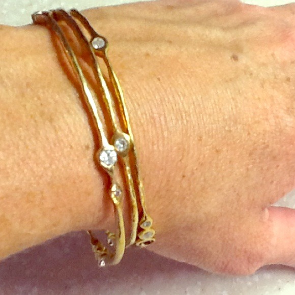 Silpada set of 3 gold bracelets