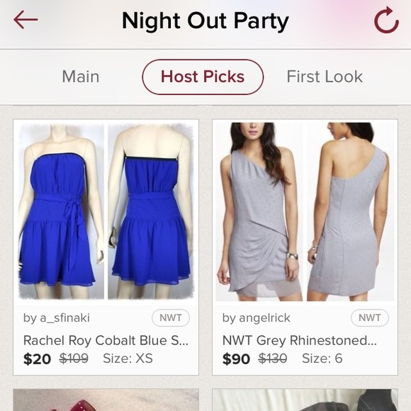 ππGrey Rhinestoned One Shoulder Dress - Picture 4 of 4