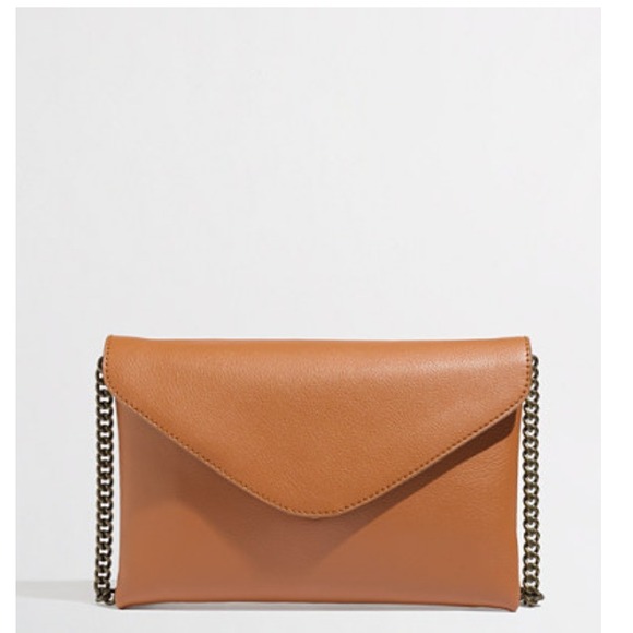 🌟HP! J. Crew Leather Envelope Clutch NWOT