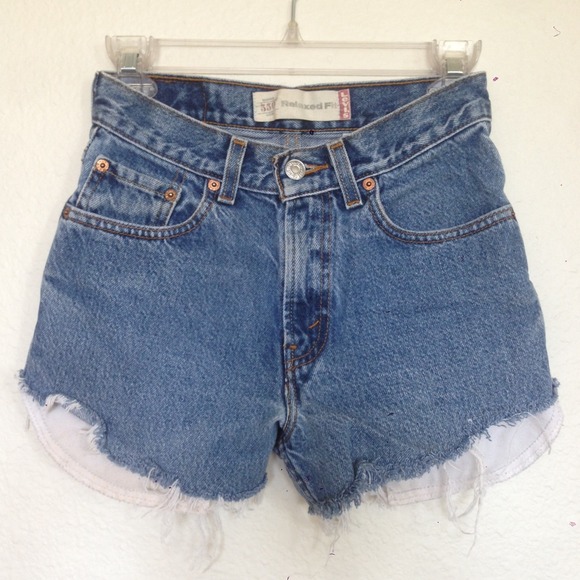 Vintage High Waist Jean Shorts
