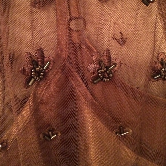 Beautiful sheer beaded top! - Picture 2 of 4