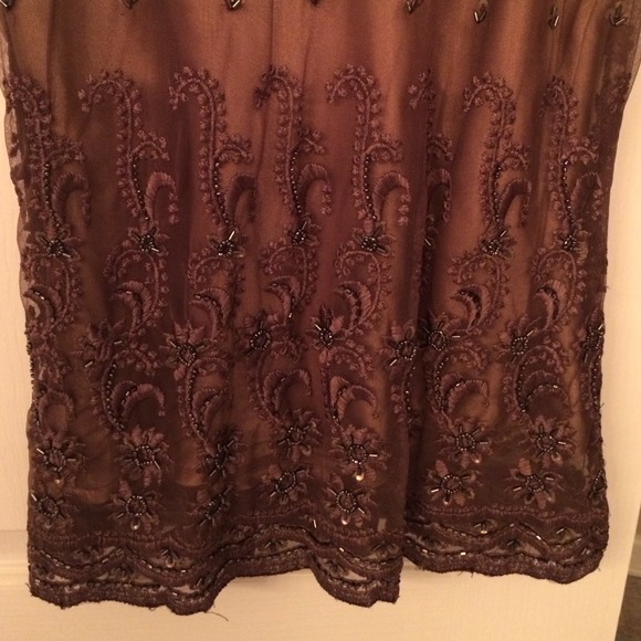 Beautiful sheer beaded top! - Picture 4 of 4