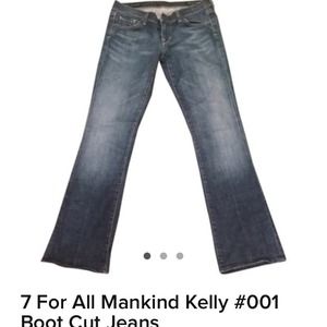 ⚡️⚡️SALE⚡️⚡️7 for all mankind Kelly #001 jeans