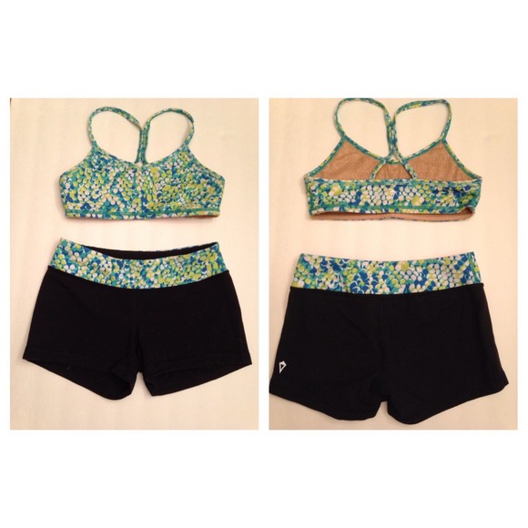 lululemon/ivivva workout yoga wear 4 pieces.