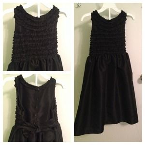 Little girl black dress