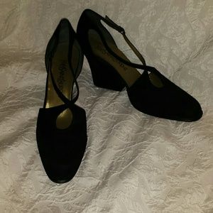Vintage YSL wedge shoes