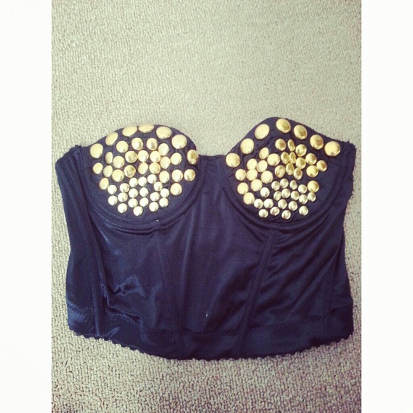 Nasty Gal studded bustier