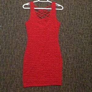 Red bodycon