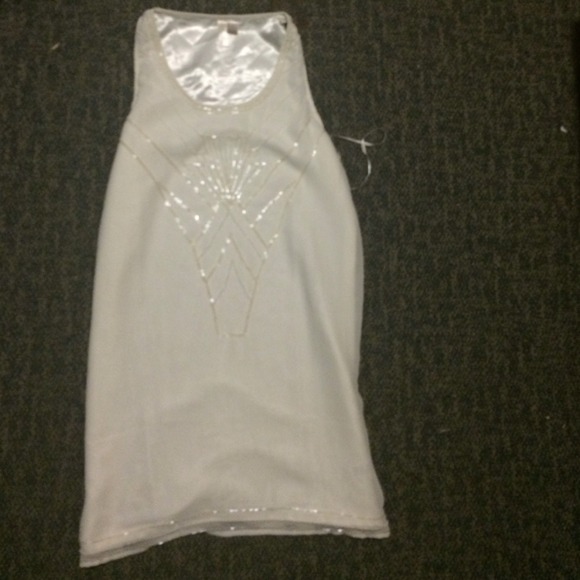 White flowy dress