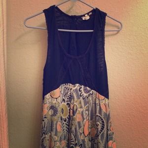Fun Flowy Anthropologie Dress Size M