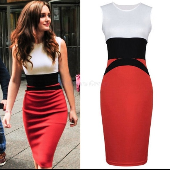 Pre order!  elegant black and red dress