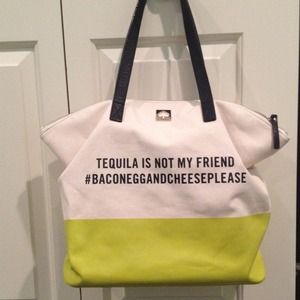 Kate Spade Tote Bag Tequila Is Not My Friend