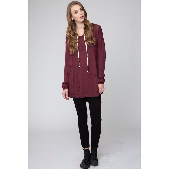 ❌TRADED❌ Brandy Melville Maroon Knitted Layla