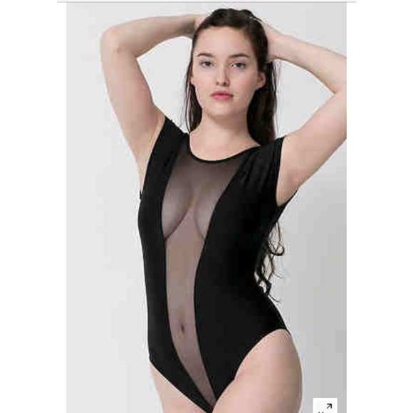 Nylon Mesh Gloria-V Bodysuit
American Apparel