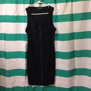 Forever 21+ bow front full zip BodyCon dress - XL