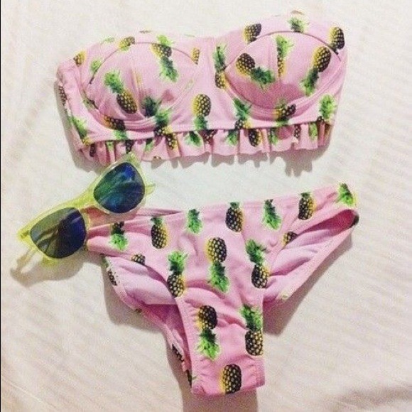 pineapple bathing suit