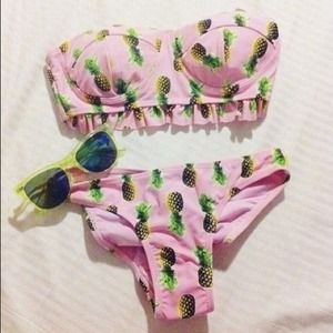 pineapple bathing suit