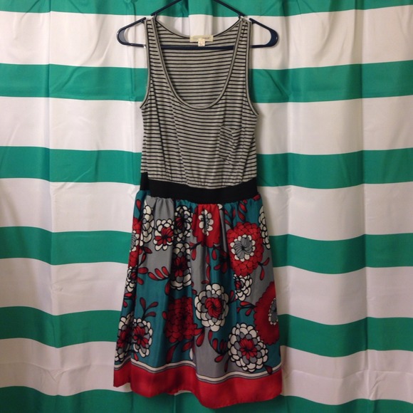 Forever 21+ mixed media dress - XL