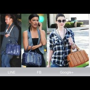 Rebecca Minkoff Linear Stud Flame Tote