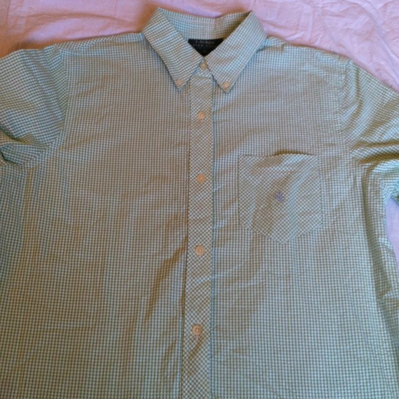 Ralph Lauren green gingham shirt