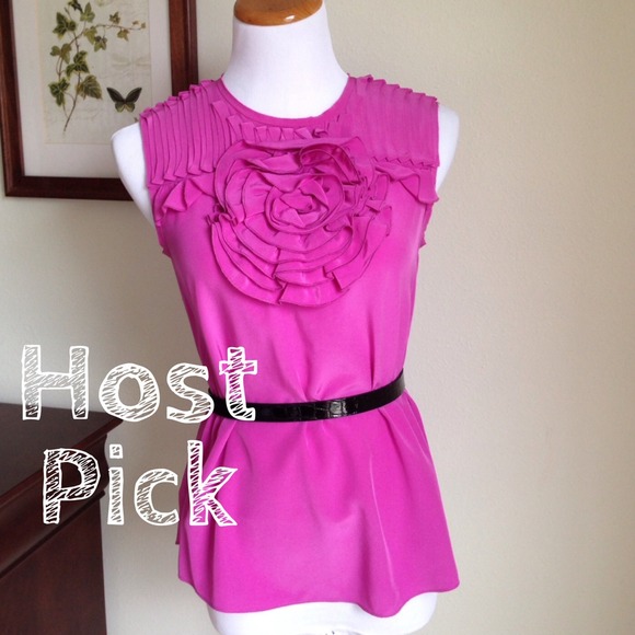 BCBGMaxAzria Tops - BCBG Max Azria 100% Silk 3x HP!