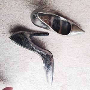 Jessica Simpson Shoes - Silver Pumps Jessica Simpson Shoes - Silver Pumps