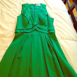 Calvin Klein pleated dress