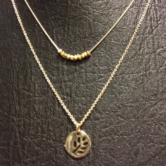 SOLD.... Handmade 18k Gold Fill Layers Necklace