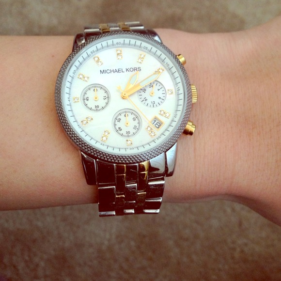 Michael Kors two-tone watch
