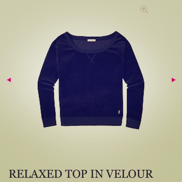 NWT Juicy velour relaxed top
